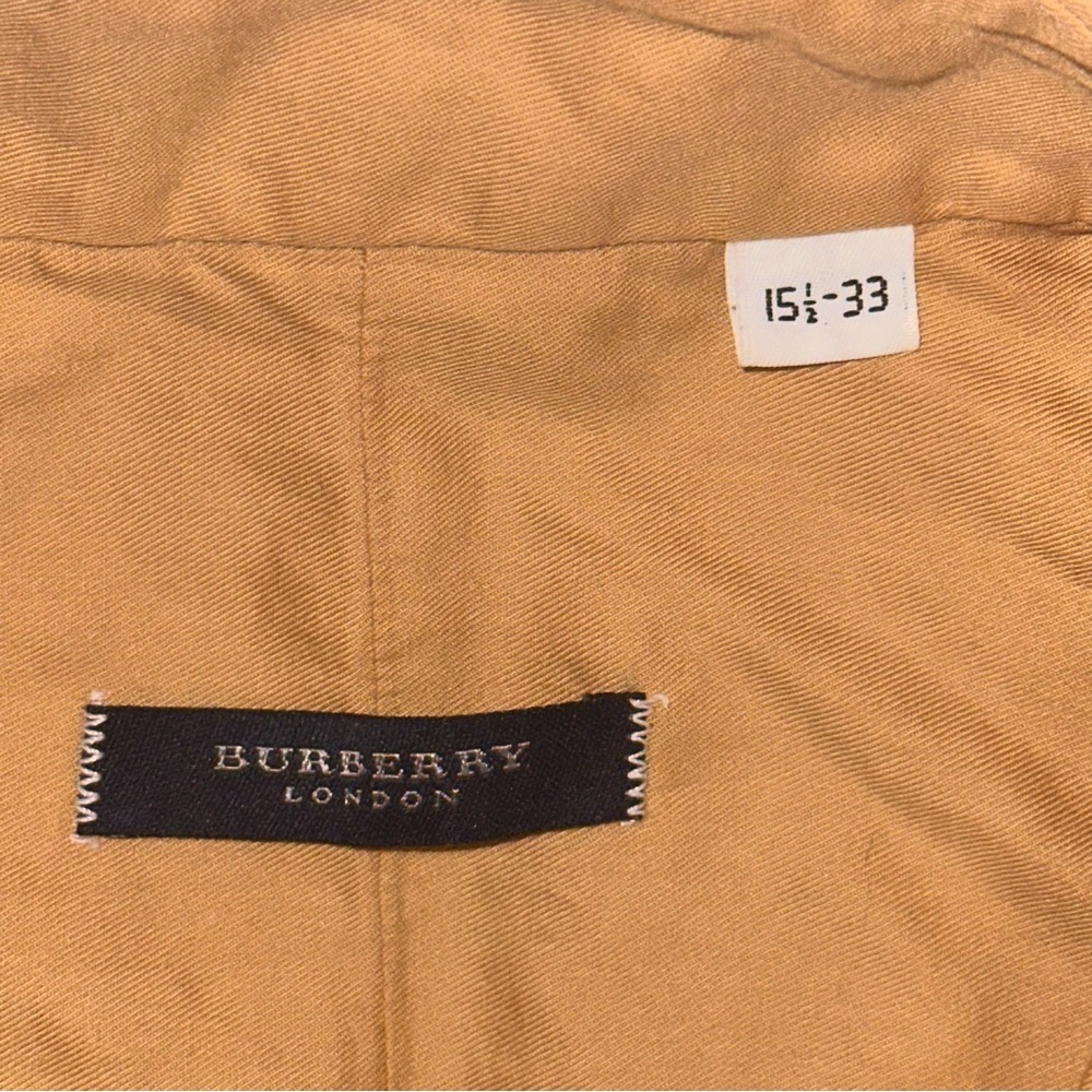 Burberry London Button Down Shirt Men’s 15 1/2-33 Long Sleeve Collar - Picture 6 of 10